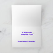 セーター天気予報カード カード (内部)