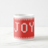 セーター天気予報マグ コーヒーマグカップ (中央)