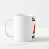 セーター天気予報マグ コーヒーマグカップ (左)