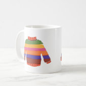 セーター天気 コーヒーマグカップ (正面左)