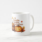 セーター天気、パンプキンフォーエバーコーヒーマグ コーヒーマグカップ (正面右)