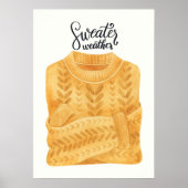 セーター天気 ポスター (正面)