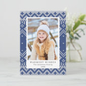 セーター天気 | 休日の写真カード シーズンカード (スタンド正面)