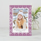 セーター天気 | 休日の写真カード シーズンカード (スタンド正面)