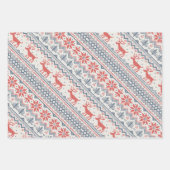 セーター模様 ラッピングペーパーシート (正面2)