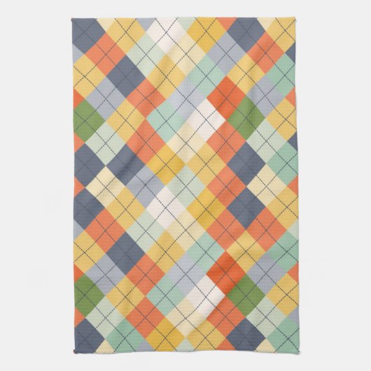 セーター背景2 キッチンタオル (縦)