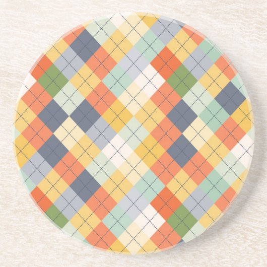 セーター背景2 コースター (正面)