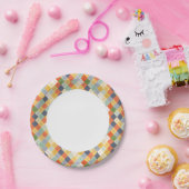 セーター背景2 ペーパープレート (パーティー)