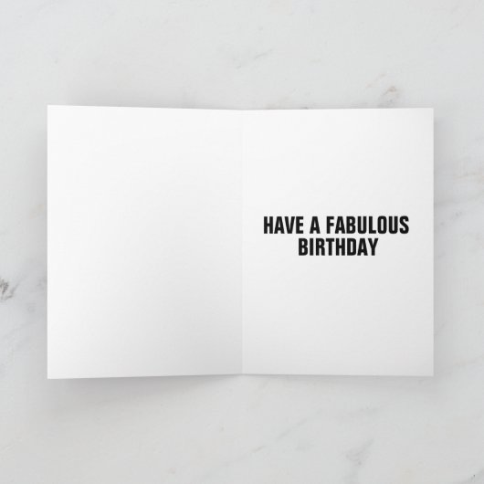 セーター誕生日グリーティングカードを着た可愛い豚 カード (内部)