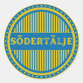 セーデルテリエ市Prideエンブレム - スウェーデンのアイデンティティ ラウンドシール