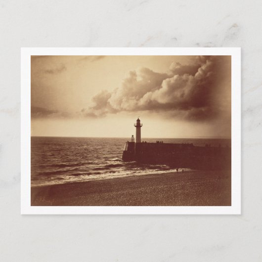 セートの防波堤c.1855 (a cの卵白プリント) ポストカード (正面)