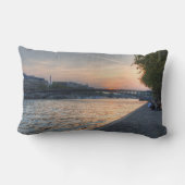 セーヌの夕日 ランバークッション (裏面)