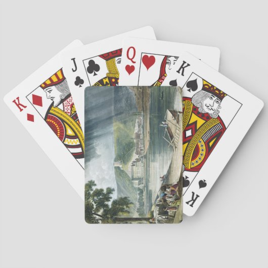 『セーヌの眺め』よりTが刻んだラ・ロシュ トランプ (裏面)