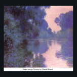 セーヌの腕Giverny by Claude Monet ポスター<br><div class="desc">このタイトル絵画の「Seine arm at Giverny by Claude Monet」は有名なアーティストのClaude Monetによって作られている。クラウデ・モネについてクラウデ・モネは印象派のスタイルの創始者であフランスのる絵画。クラウデ・モネはジョヴェルニのセーヌの腕で、自然の前の彼らの認識の哲学の最も一貫性のある多作の開業医で、特に高揚感の風景に適用され絵画る。モネの主題は彼の身近な環境から来た、彼の人々と彼が知っ色彩の鮮やかている場所最高のであった。最初の妻カミーユと二番目の妻アリスは、よくモデルになっていた。彼の風景の絵画はフランスの北のまわりに部とロンドンへの旅を描いているが、彼は普仏戦争を逃れた。晩年は目が不自由だったが、彼は色彩の鮮やか終わるまで目が悪い。</div>