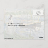 セーヌアットアルジェントゥイルバイエドワードマネ ポストカード (裏面)