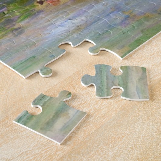 セーヌアットポートヴィルズウェザー澄んモネファインアート ジグソーパズル (側面)