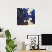 セーヌインインモーニングバイクロード・モネ ポスター (ホームオフィス)