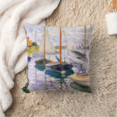 セーヌオンザセーヌアットプチクロードモネ クッション (ブランケット)