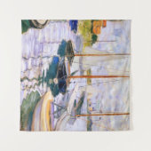 セーヌオンザセーヌアットプチクロードモネ タペストリー (正面(横))