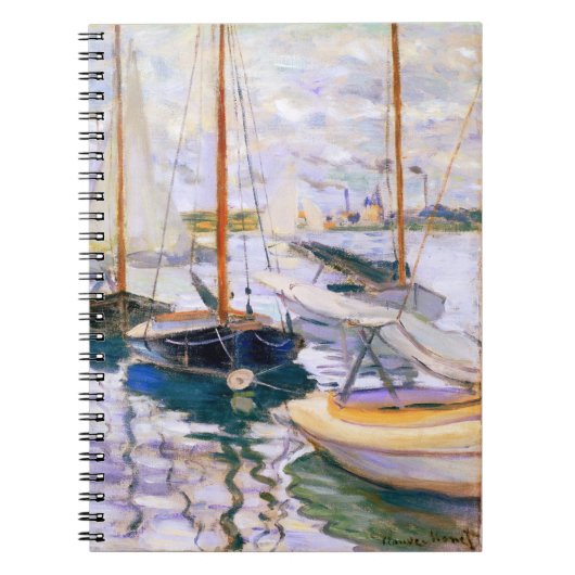 セーヌオンザセーヌアットプチクロードモネ ノートブック (正面)