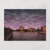 セーヌリバーノートルダムパリフランス ポストカード (正面)