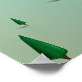 セーヌリバーフランスのヴィンテージの地図 ポスター (角)