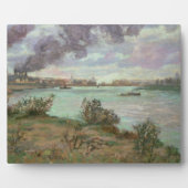 セーヌ川とイヴリーのマルヌ川の合流点 フォトプラーク (正面)