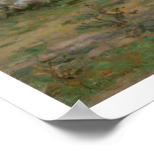 セーヌ川とイヴリーのマルヌ川の合流点 ポスター (角)