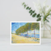 セーヌ川に沿ってビンセント・ヴァン・ゴッホ ポストカード (スタンド正面)