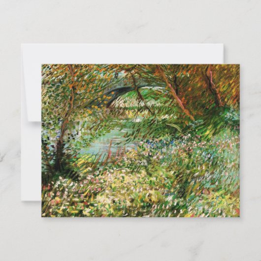 セーヌ川のほとり、クリシー橋 by ヴィンセント・ヴァン・ゴッホ (正面)