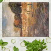 セーヌ川のほとり ヴィンセント・ヴァン・ゴッホ キッチンタオル (折り畳み)