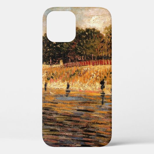 セーヌ川のほとり ヴィンセント・ヴァン・ゴッホ Case-Mate iPhoneケース (裏面)