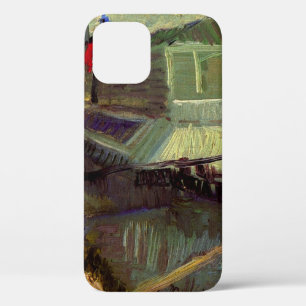 セーヌ川のアルジャントゥイユの水浴場 by ヴィンセント・ヴァン・ゴッホ iPhone 12ケース