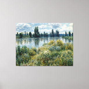 セーヌ川のバンクス キャンバスプリント