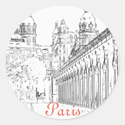 セーヌ川のビール・アケイム橋 - フランス, パリ ラウンドシール (正面)