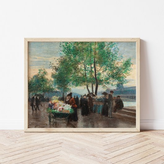 セーヌ川の商人 | ビクトル・ガブリエル・ギルバート ポスター