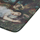 セーヌ川の土手に住む若い女性たち(夏) カッティングボード (角)