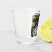 セーヌ川の土手に住む若い女性たち（夏） ショットグラス (左)