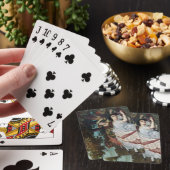 セーヌ川の土手に住む若い女性たち（夏） トランプ (インサイチュ)