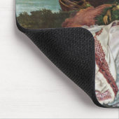 セーヌ川の土手に住む若い女性たち（夏） マウスパッド (コーナー)