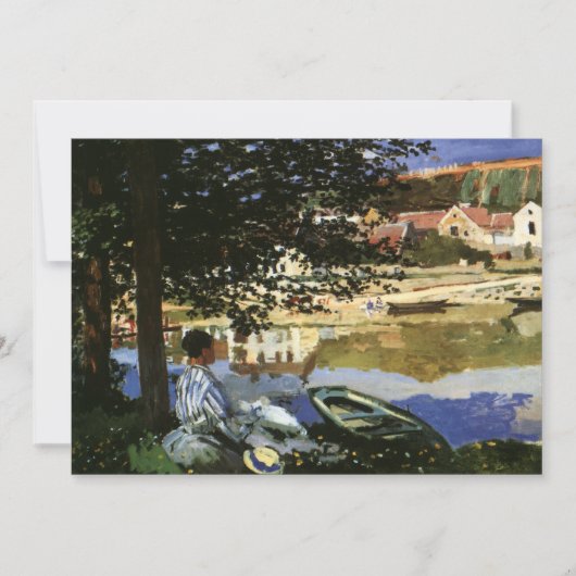 セーヌ川の土手、クロード・モネによるベヌコート (正面)