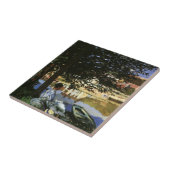 セーヌ川の土手、クロード・モネによるベヌコート タイル (側面)