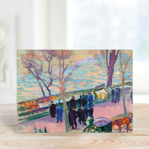 セーヌ川の土手 Magnus Enckell カード