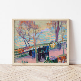 セーヌ川の土手 | Magnus Enckell ポスター