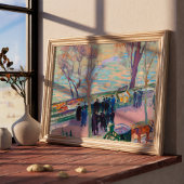 セーヌ川の土手 | Magnus Enckell ポスター