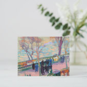 セーヌ川の土手 | Magnus Enckell ポストカード (スタンド正面)