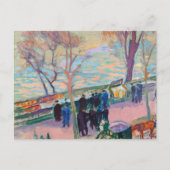 セーヌ川の土手 | Magnus Enckell ポストカード (正面)