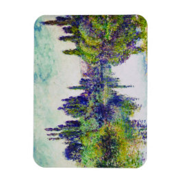 セーヌ川の朝、ヴェテウイル・クロード・モネの近く マグネット