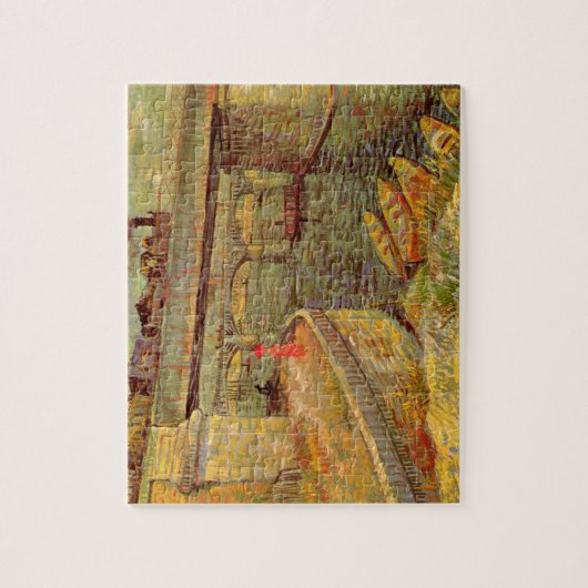 セーヌ川の橋、アニエール(Vincent van Gogh) ジグソーパズル (縦)