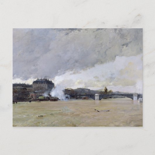 セーヌ川の洪水, c.1903 ポストカード (正面)